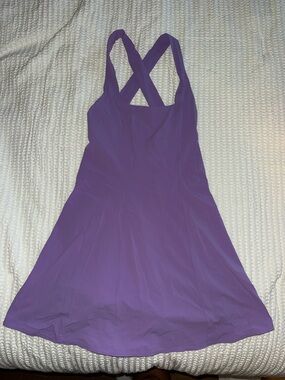 Outdoor Voices Purple Crossback Workout Dress